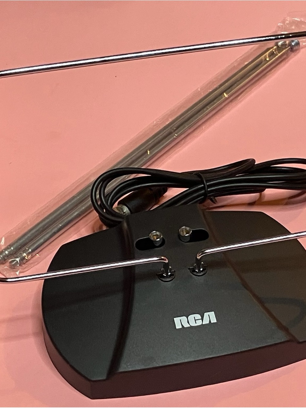RCA ANT112R Indoor HDTV TV Antenna Rabbit Ears VHF UHF FM - Picture 7 of 10